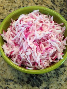 Salad turnip slaw